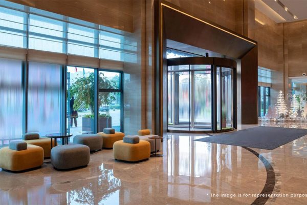 Brigade Avalon Apartment in Whitefield in Bangalore interconnected lobby